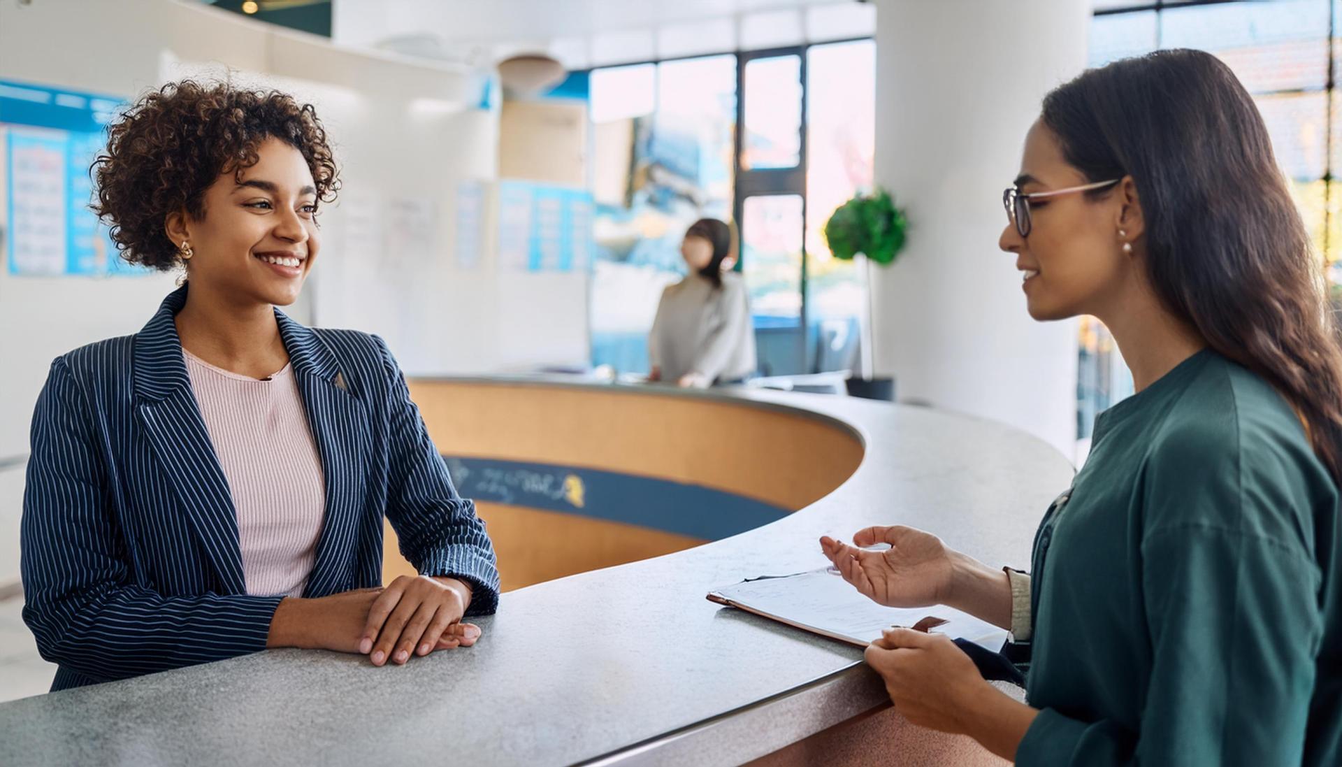 Personne qui se renseigne