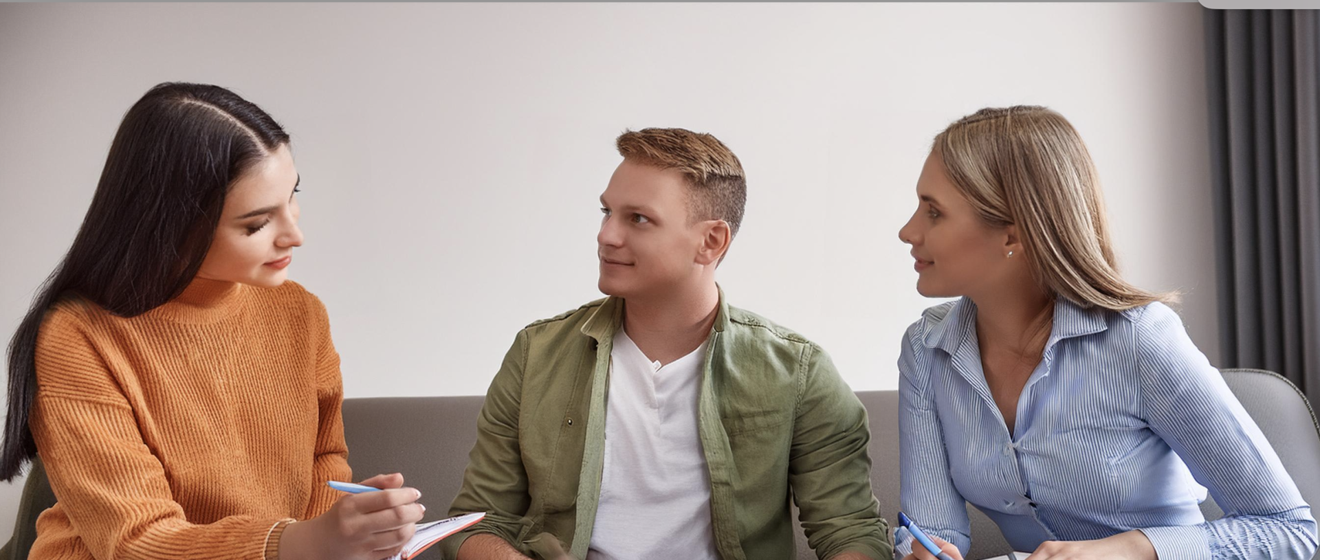 Étudiants qui discutent