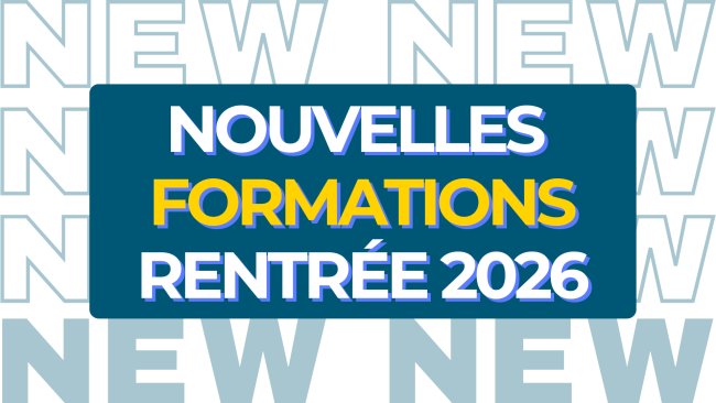 Nouvelles formations 2026